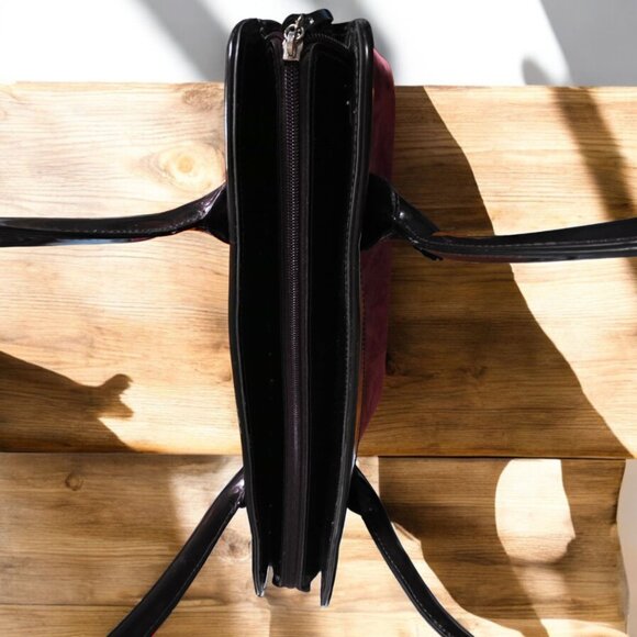 BEIJO "OVER ACHIEVER" Padded Laptop Carry Bag in Burgundy - Picture 7 of 14